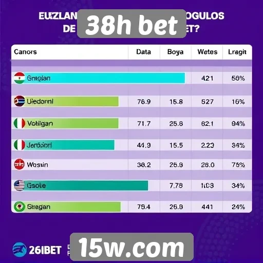 Estatísticas sobre os jogos mais populares no 38h bet